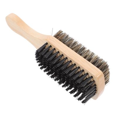 Beavorty 2pcs Vintage Oil Head Brush for Beard and Hair Supple Material for Barber Salon Use Beard Hair Sweep Tool
