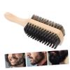 Beavorty 2pcs Vintage Oil Head Brush for Beard and Hair Supple Material for Barber Salon Use Beard Hair Sweep Tool view 3