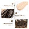 Beavorty 2pcs Vintage Oil Head Brush for Beard and Hair Supple Material for Barber Salon Use Beard Hair Sweep Tool view 4