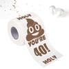 40th Birthday Gifts for Men Women Funny Toilet Roll, Gag Gift Happy Prank Toilet Paper, Novelty Toilet Paper Roll for Friend, Bathroom Birthday Party Decor view 1