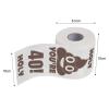 40th Birthday Gifts for Men Women Funny Toilet Roll, Gag Gift Happy Prank Toilet Paper, Novelty Toilet Paper Roll for Friend, Bathroom Birthday Party Decor view 2