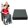 FOAM UNIVERSE Wheelchair Cushions for Pressure Relief Memory Foam Waterproof Orthopedic Back Support Removeable Zipped Cover Ask Any Customize Size (Charcoal, 18x18x4inch 45x45x10cm) view 1