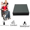 FOAM UNIVERSE Wheelchair Cushions for Pressure Relief Memory Foam Waterproof Orthopedic Back Support Removeable Zipped Cover Ask Any Customize Size (Charcoal, 18x18x4inch 45x45x10cm) view 2