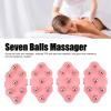 4pcs Portable Roller Ball Massage, Palm Shaped Massage Gloves with Seven Magnetic Roller Balls for Body Massage Lightweight Suitable for Any Part Of the Body view 3