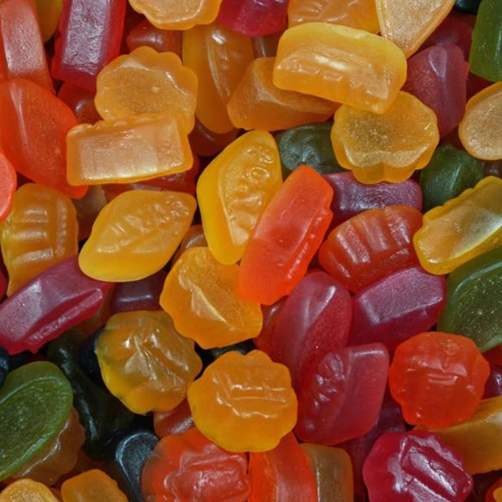 Lion Various Types of Sweets Bag - Liquorice, Wine Gums, Fruit Salads, Footballs Gums, Poor Bens & All Mixed | Hard Gums Sweet (2kg, Lion Wine Gums)