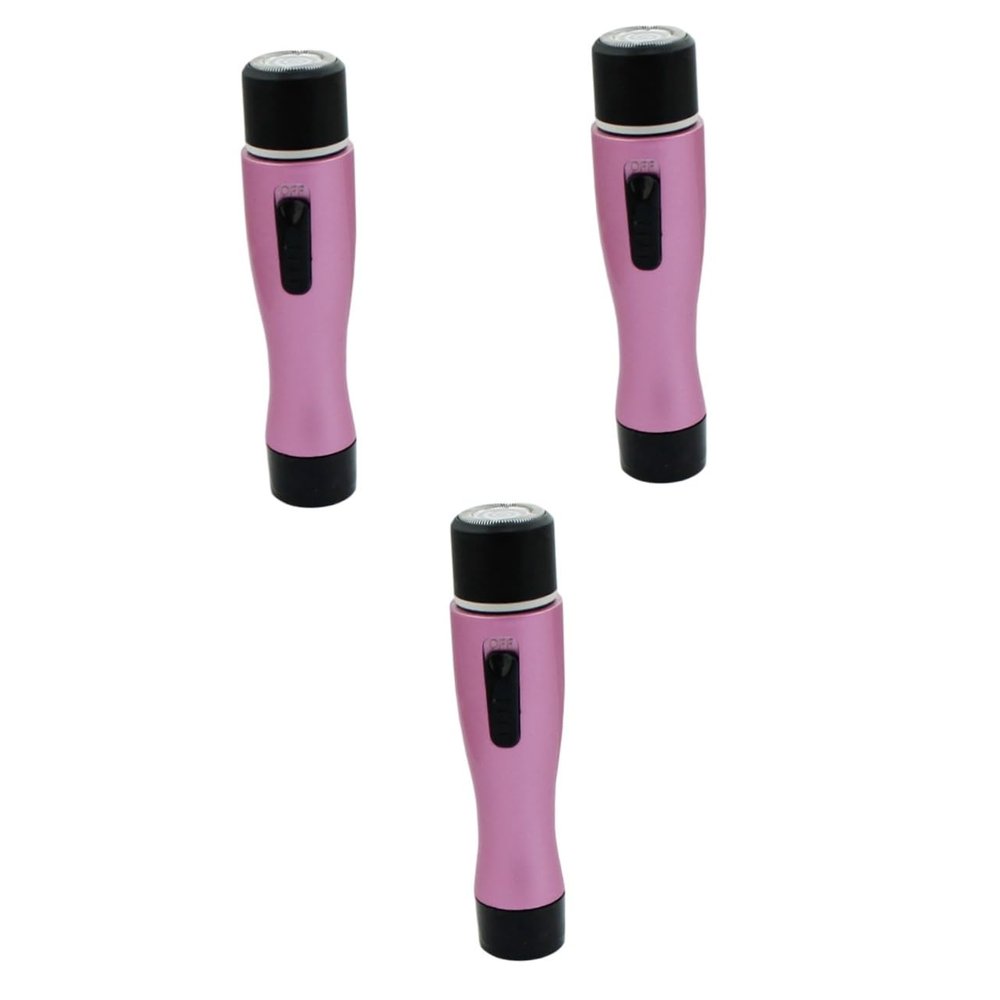 Didiseaon 3pcs Women's Electric for Face Armpits Legs Bikini Line Facial Hair Remover Epilator Function for Travel and Home Use