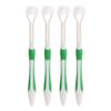 4 Pcs 3 Sided Toothbrush, Three Bristle Travel Toothbrush, Autism Sensory Toothbrush for Adult Teeth Care and Gum Care, Deep Cleaning Each Tooth (Green) view 1