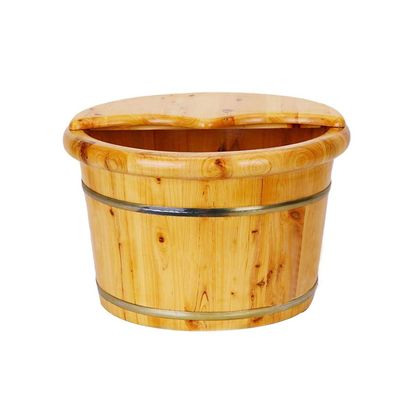 JIABAOCA Foot Barrel,Massage Wood Bath Bucket,Handmade,footbaths Smooth Surface,Bathroom Accessories (Color : B) charitable