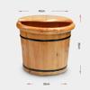 JIABAOCA Foot Barrel,Massage Wood Bath Bucket,Handmade,footbaths Smooth Surface,Bathroom Accessories (Color : A) charitable view 4