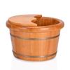 JIABAOCA Foot Barrel,Massage Wood Bath Bucket,Handmade,footbaths Smooth Surface,Bathroom Accessories (Color : B) charitable view 1