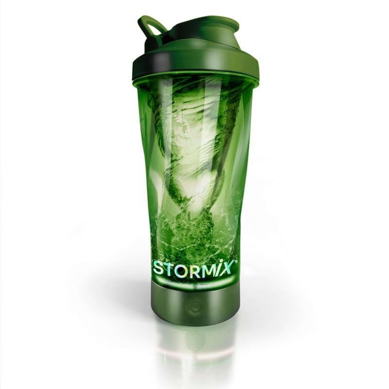 STORMIX - Electric Shaker | Smooth texture | Homogeneous preparation for protein, pre-workout, BCAA | Capacity 700 ml | Tritan & ABS | BPA-free | Low volume | USB rechargeable
