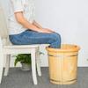 JIABAOCA Foot Barrel,Massage Wood Bath Bucket,Handmade,footbaths Smooth Surface,Bathroom Accessories charitable view 2