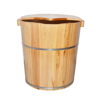 JIABAOCA Foot Barrel,Massage Wood Bath Bucket,Handmade,footbaths Smooth Surface,Bathroom Accessories (Color : B) charitable