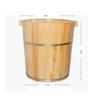 JIABAOCA Foot Barrel,Massage Wood Bath Bucket,Handmade,footbaths Smooth Surface,Bathroom Accessories (Color : B) charitable view 3