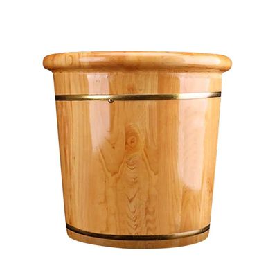 JIABAOCA Foot Barrel,Massage Wood Bath Bucket,Handmade,footbaths Smooth Surface,Bathroom Accessories charitable
