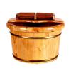 JIABAOCA Foot Barrel,Massage Wood Bath Bucket,Handmade,footbaths Smooth Surface,Bathroom Accessories charitable view 4