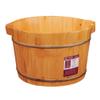 Foot Spa Wooden Barrel Foot Bath Spa Tub,Pedicure Basin Household Salon Foot Bath Barrel,Foot Spa for Adults Foot Massage Wood Bucket (Size : B) charitable view 1