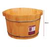Foot Spa Wooden Barrel Foot Bath Spa Tub,Pedicure Basin Household Salon Foot Bath Barrel,Foot Spa for Adults Foot Massage Wood Bucket (Size : B) charitable view 2