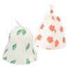 FRCOLOR 8pcs Felt Sauna Hat for Women Reusable Bath Caps Sauna Hats Breathable for Home view 4
