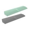 Alipis 2pcs Silicone Soap Dish Slanting Design Self-draining Non-slip Decorative for Bathroom and Kitchen view 1
