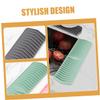 Alipis 2pcs Silicone Soap Dish Slanting Design Self-draining Non-slip Decorative for Bathroom and Kitchen view 3
