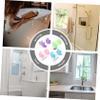 PRETYZOOM 4pcs Bathroom Wall-mounted Soap Holder Suction Cup Soap Box Drainage Tray view 2