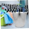 SEWOART Thick Metal Bucket Large Capacity Water Bucket Tap for Garden Farmhouse Cleaning view 3