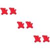 MAGICLULU 6pcs Silicone Baking Mold DIY Cartoon Cake Making Moulds Biscuit Mold for Baking Cookies Easy to Use and Clean for Home Random Color view 1