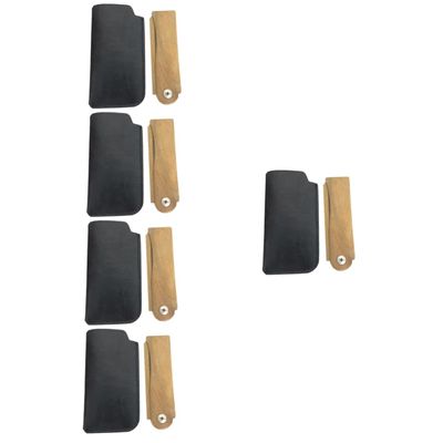 Didiseaon 5sets Folding Beard Comb Case Household Hair Comb for Daily Use and Travel