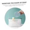 Zerodeko 2pcs Soap Case Leakproof Soap Dish Holders Design for Home Travel view 3