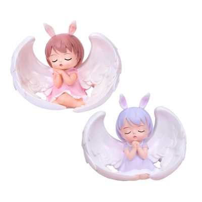 Ciieeo Angel Cake Topper Creative Baking Decor Birthday Cake Ornament Home Accessory