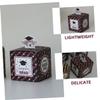 Ciieeo 50pcs Graduation Candy Box Square Bachelor Hat Paper Graduation Party Favor Box for Sweets Party view 2