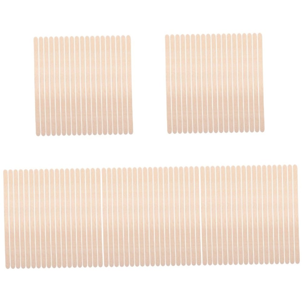 Beavorty 500pcs Hair Removal Wax Sticks Wooden Hair Waxing Kit Applicator Spatula