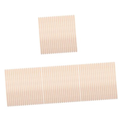 Beavorty 400pcs Wooden Waxing Sticks Applicators Wood Wax Stick Spatula for Hair Removal for Home Care Made of Natural Material