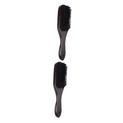 Beavorty 2pcs Beard Cleaning Brush Nylon Bristle Brush for Facial Hair Grooming