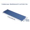 BLUEZY Transfer Boards Stretcher, Foldable Transfer Slide Board, Shift Board with Handholes, Patient Slide Assist Device,Transferring Board for Nursing Patient for Elderly and Disabled A view 4