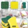 12/24pcs Kitchen Cleaning Sponge, Dish Towel, Scouring Pad, Dishware Anti-Scratch Scrubbing Sponge view 3