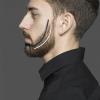 Beard Shaper For Men, Outline Trimmer Stencil for Men's Beard, Beard Lineup Tool, Multi-Beard Fit Beard Styling Tool for Goatee, French Beard, and Full Beard (A) view 2