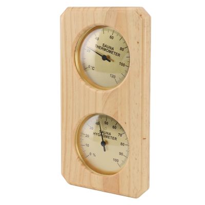 Sauna Thermometer and Hygrometer, 2 in 1 Sauna Hygrothermograph High Visibility for Indoor Use