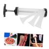 Zerodeko Manual Sausage Stuffers Plastic Sausage Filler Tool 30.2 X 7.5 CM Easy to Clean Operate Home Kitchen Meat Stuffing Kit view 4