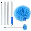 Casiler Microfiber Duster Telescoping Cleaning Pole High Ceiling Fan Cleaner Feather Duster Spider Web Pole for Blinds Wall view 1