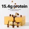 Vilgain Double Trouble Protein Bar | Two-layer nut bar with 29% protein & stevia sweetness | Bar ideal for muscle building & snacking (12x55g, Hazelnut) view 3