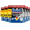 Finish Ultimate Infinity Shine Dishwasher Tablets, Lemon Scented view 1