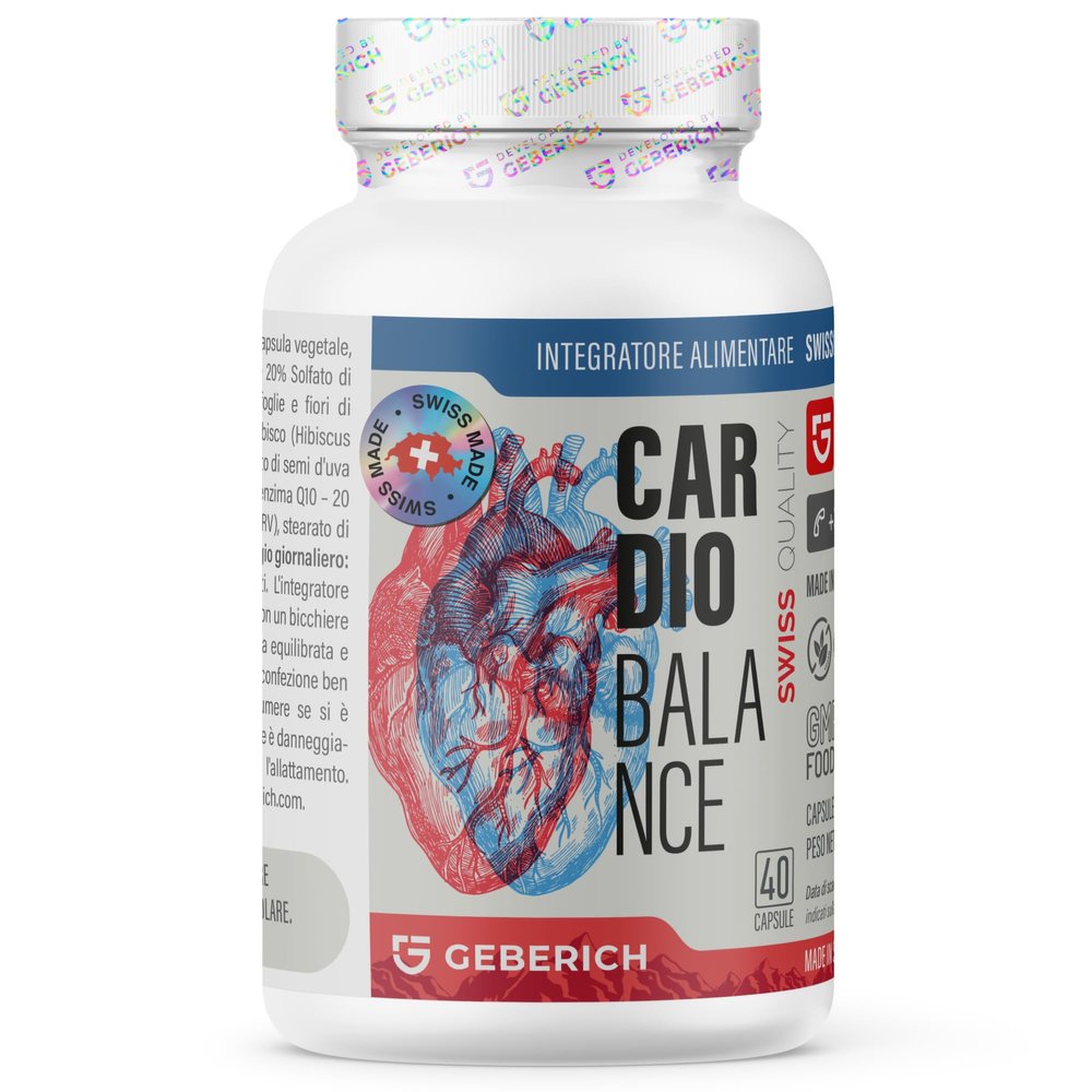 Cardiobalance  Capsules for Blood Pressure and Heart Support  Supplement with Cranberry, Grape Seed and Blackcurrant
