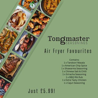 Air Fryer Favourites Pack - 8 x 50g Seasonings