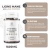 Lions Mane 1500MG Gummies - 1 Month Supply - Vegan Lions Mane Supplement 1500MG + Black Pepper view 2
