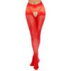 GRRKDFQ Sexy Underwear Female Naughty See-Through Stockings Pantyhose with Exposed Crotch,Red,XL view 3