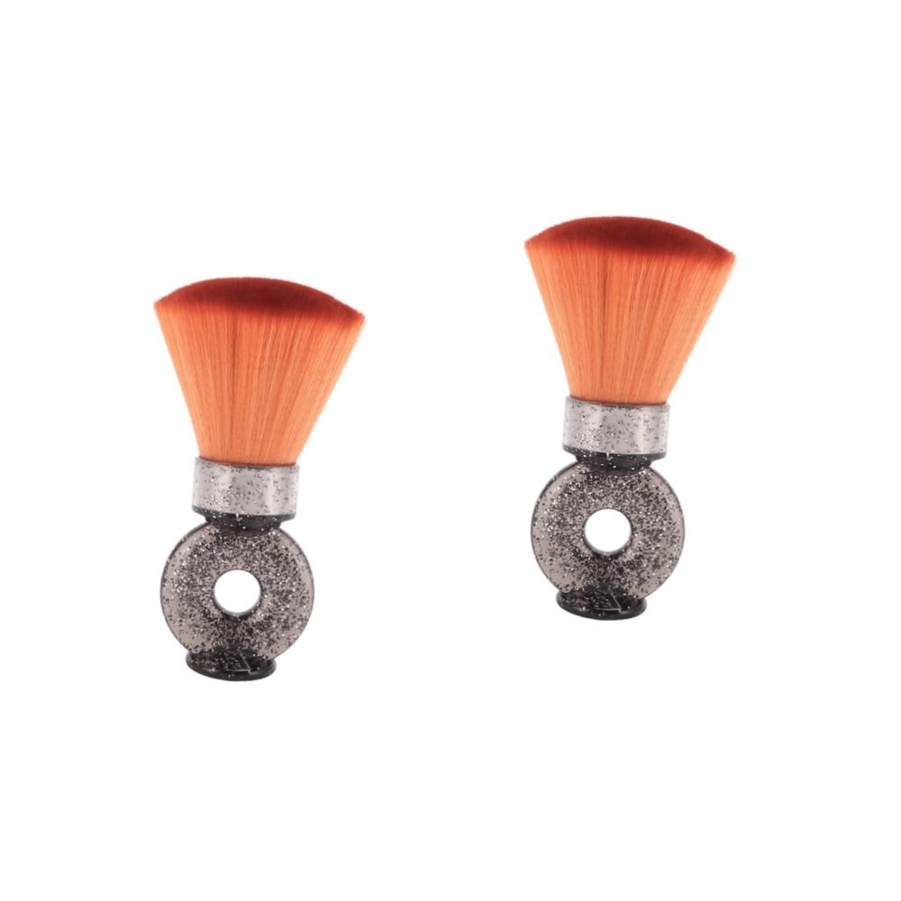 FOMIYES 2pcs Beard Brush Shaving Brush for Men Barber Salon Hair Cutting Cleaning Mens Shaving Accessories