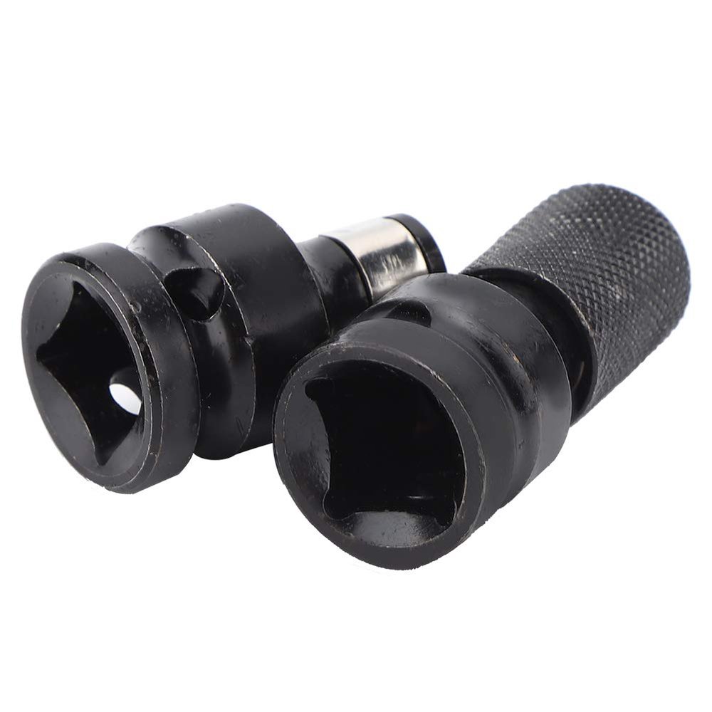 1/2 1/4 Inch Wrench Hex Shank Chuck Conversion Kit Square Change Socket Adapter for Impact Wrench or Drill Bit Conversion