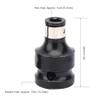 1/2 1/4 Inch Wrench Hex Shank Chuck Conversion Kit Square Change Socket Adapter for Impact Wrench or Drill Bit Conversion view 3
